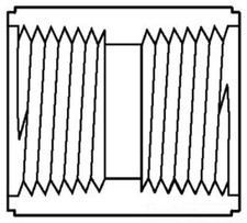 1pc Spears Manufacturing '830-010 1 PVC Schedule 80 Threaded Coupling