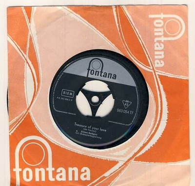 7' Eileen Rodgers -Treasure of your love -A little bit bluer - fontana 263 054