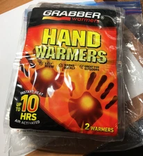 10PK - Grabber Warmers 10 Hours HAND Warmers - 20 Grabber 10 Pairs - Exp 8/2025
