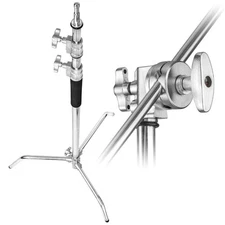 Flashpoint 10' C (Century) Light Stand on Turtle Base Kit w/40" Grip Arm & 2 Gob