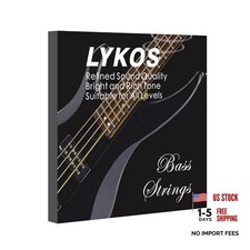 Electric Bass Guitar Strings Full sets,Stainless Steel Hex-Core Copper Wire