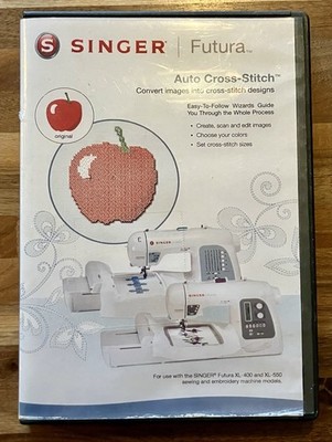 Singer Auto Cross-Stitch Software For Singer Futura XL-400 And XL-550