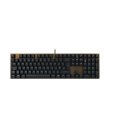 CHERRY KC 200 MX, Mechanische Bürotastatur mit eloxierter Metallplatte, UK Layou