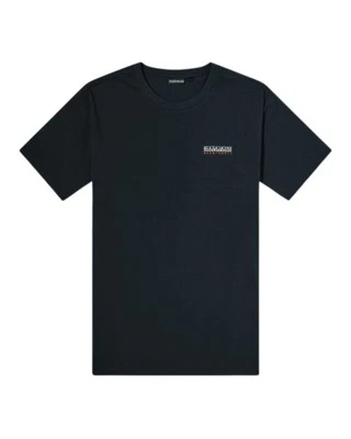 T-Shirt T-Shirt Napapijri S-Iaato Homme Coton Bleu Marine - Photo 1/4