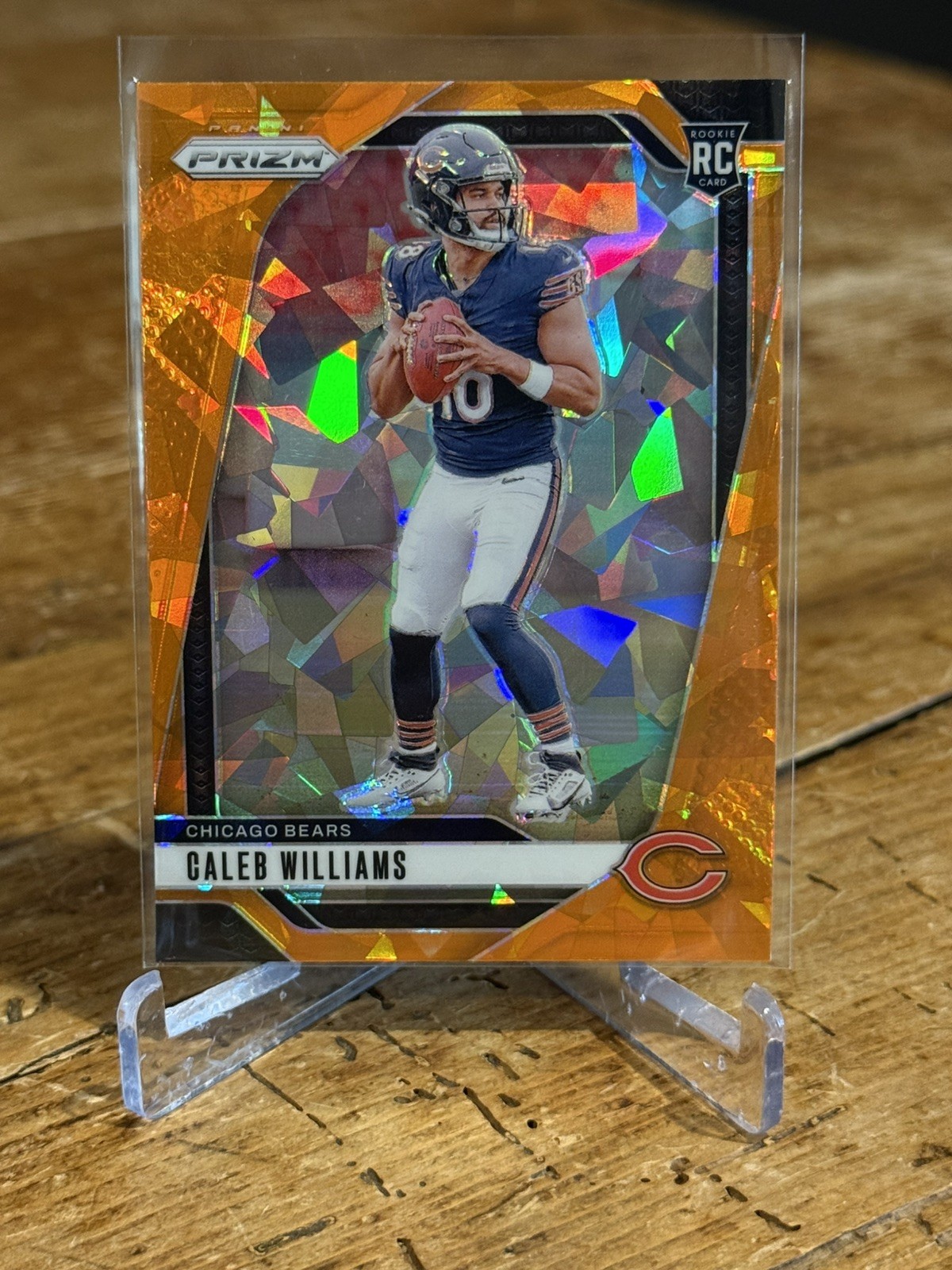 2024 Panini Prizm - Rookies Caleb Williams #301 Orange Ice Prizm (RC)