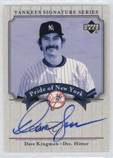 2003 Upper Deck Yankees Signature Series Pride of New York Dave Kingman Auto qw7
