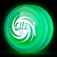 D1 GHZ Looping Yoyo Glow in The Dark, Entry-Level Yoyo for Kids, Auto Return ...