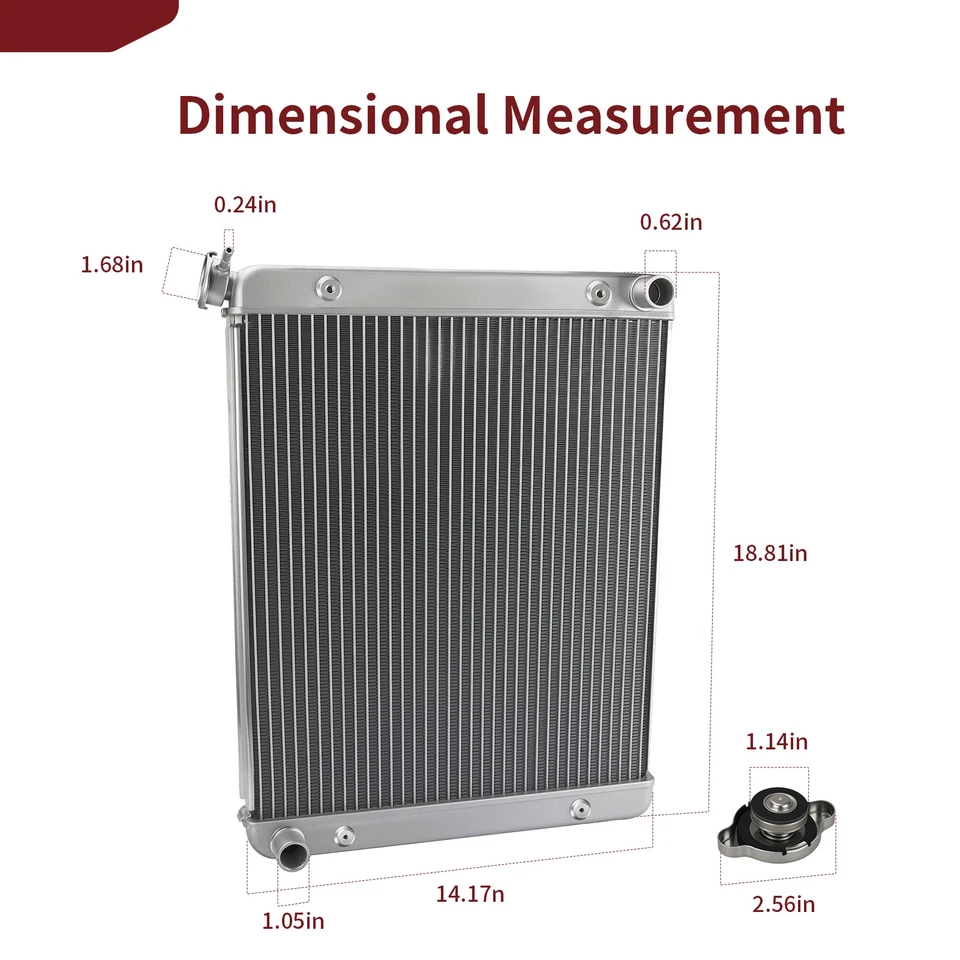 Radiador de aluminio 2014-2018,2015 para Polaris RZR 900 S/RZR 1000 XP, XP4 1240745 Foto 3 de 4