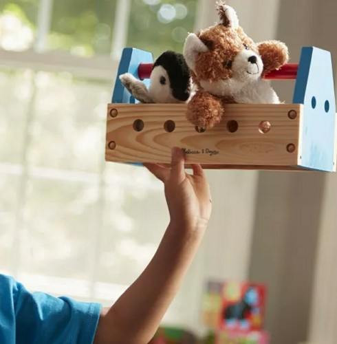 Melissa & Doug Tool Kit Wooden Construction Pretend Play-Preschool Toys - Picture 5 of 7