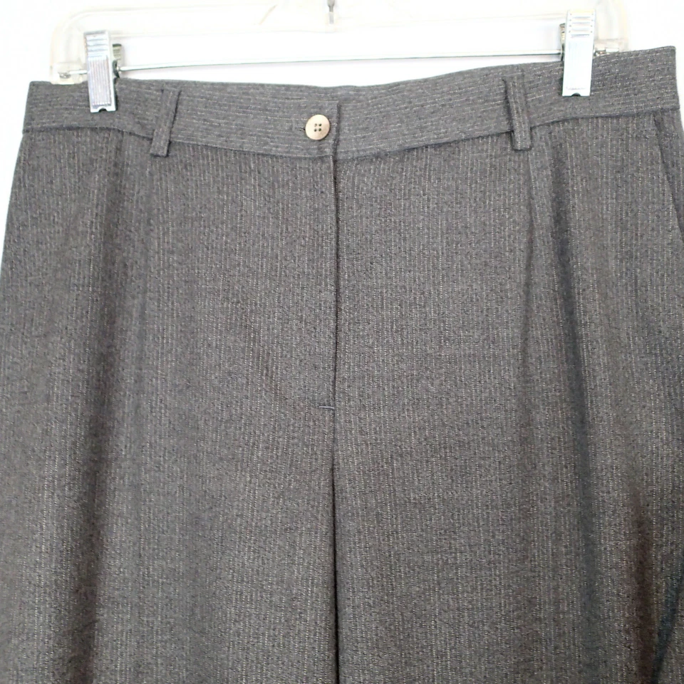 Garfield & Marks Womens Wool Bl Pant Suit 2/6 blazer jacket career USA made e5 - Image 4 of 4