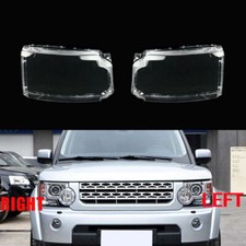For Land Rover Discovery 4 LR4 2010-2013 Headlight Lens Cover Shell Pair