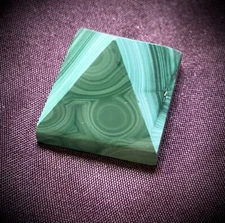 Unique Mini Malachite Pyramid