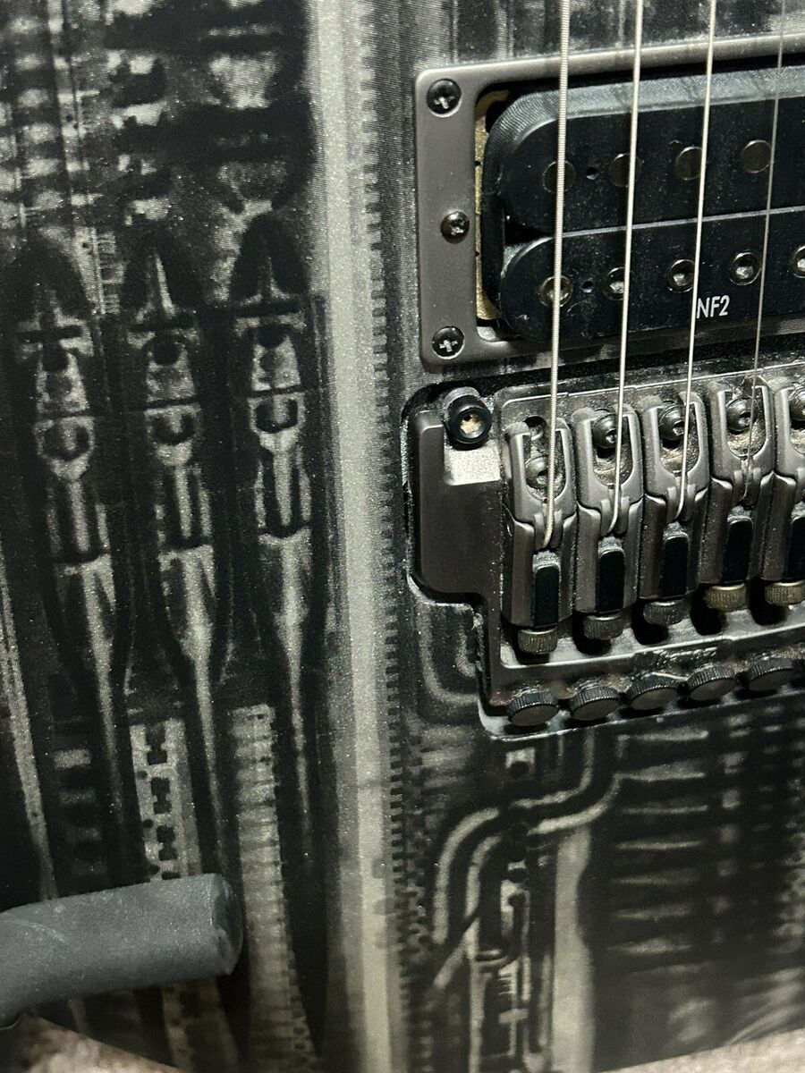 RARE Ibanez HR GIGER ALIEN Electric Guitar RGTHRT1 UN USED RARE Ibanez HR GIGER ALIEN Electric Guitar RGTHRT1 UN USED