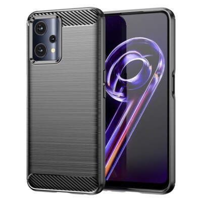 Hülle für  OnePlus Nord CE 2 Lite Handy Cover Silikon Case Tasche Carbonfarben