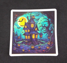 Haunted House Halloween Sticker 2" AM 