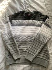Patterned sweater men vintage Size M