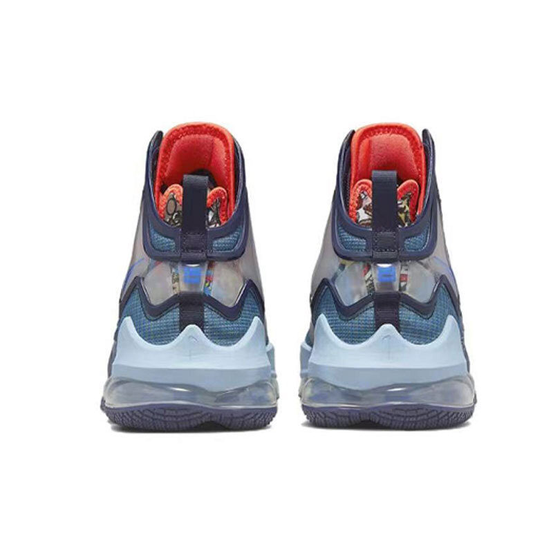 Nike LeBron 19 XIX Fast Food Dutch Blue Mens Basketball  display picture 2