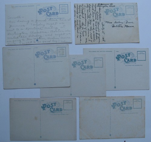 Arlington, Ma. 1910-1920 C.T. American Art SET OF 7 POSTCARDS; Symmes, GAR, etc - Picture 3 of 3