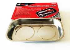 ATE PRO.USA 6" X 10" POLISHED STAINLESS STEEL MAGNETIC PARTS TRAY NUT BOLT 90052