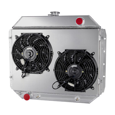 433 4Rows Radiator Shroud Fan For 1966-1979 1968 Ford F100 F150 F250 F350 Bronco