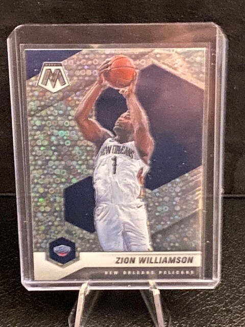 2020-21 Panini Mosaic Fast Break Silver Prizm Zion Williamson #49