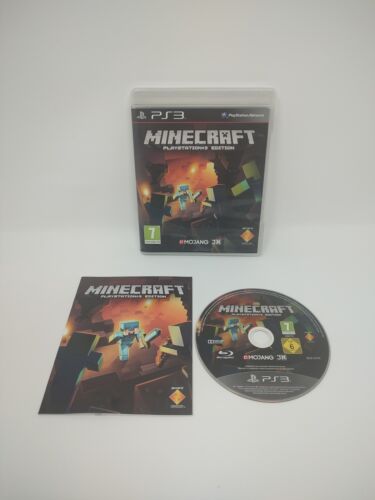Minecraft Sony PlayStation 3 Edition 2014 Fully Complete With Manual Ps3 - Picture 3 of 3