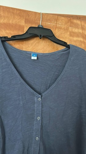 4xl Women's Old Navy Blue Botton up top Brand new with tags - Picture 3 of 5