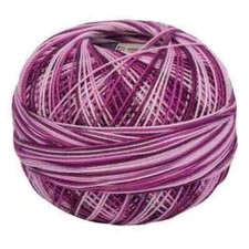 Lizbeth Egyptian Cotton Crochet Thread Size 10 Color 157 Raspberry Frappe