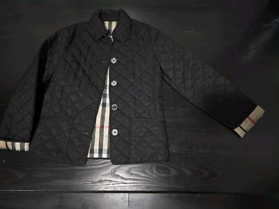 Burberry Kids Quilted Jacket Sz 10