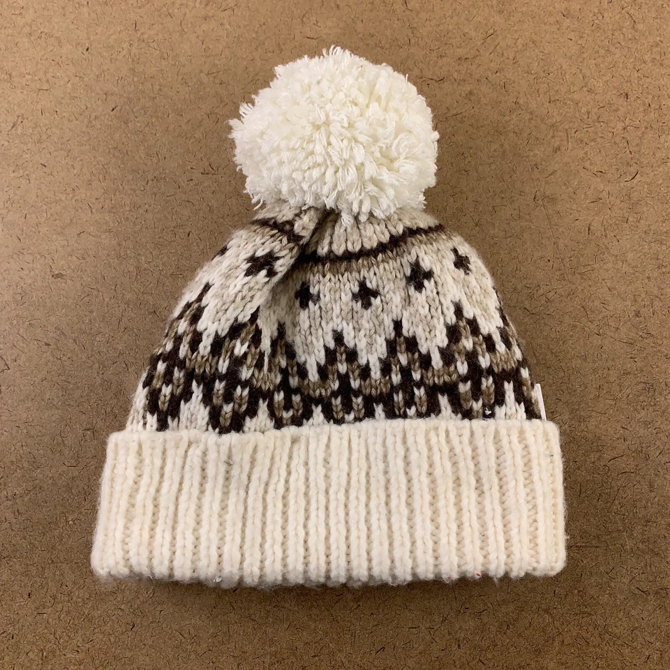 Gorro gorro pompón isla justa neutro 2T-3T talla mediana azul marino antiguo nuevo con etiquetas Foto 4 de 4