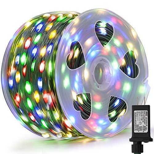 LJLNION 1000 LED Fairy String Lights, 328FT Long Outdoor Christmas