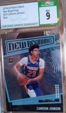 2019-20 Panini Status New Beginnings #24 Cameron Johnson Blue 