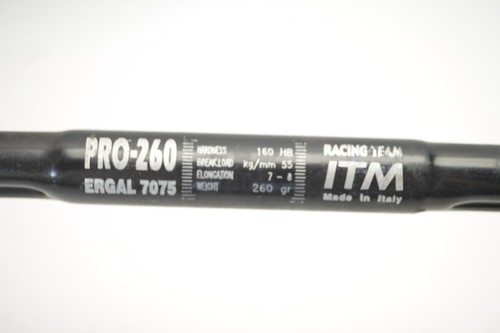 ITM PRO-260 ERGAL 7075 BICYCLE ANATOMICA 440 MM DBL GROOVE HANDLEBAR 26.0 MM - Picture 2 of 7