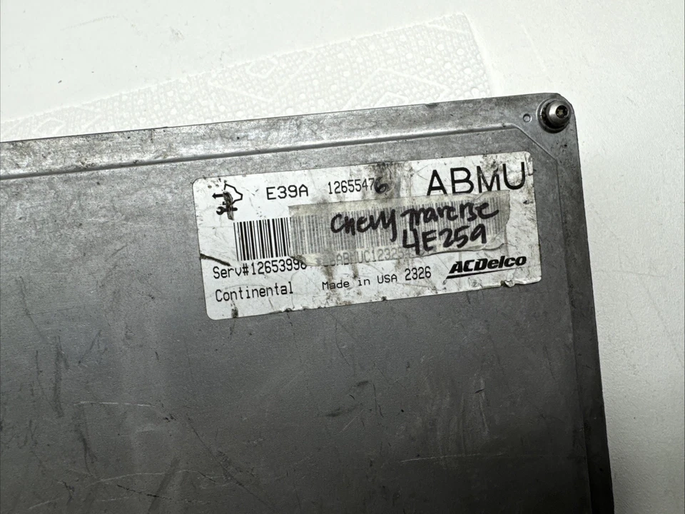 2013 2014 2015 CADILLAC ATS ECM PCM Engine Computer Module ECU 12653998 - Image 4 of 4