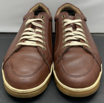 Cole Haan Quincy Brown Leather Casual Shoes C13816 Mens 10.5 Fast