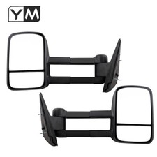 Pair Towing Mirror Manual Textured For Silverado Sierra Pickup Gm1321337