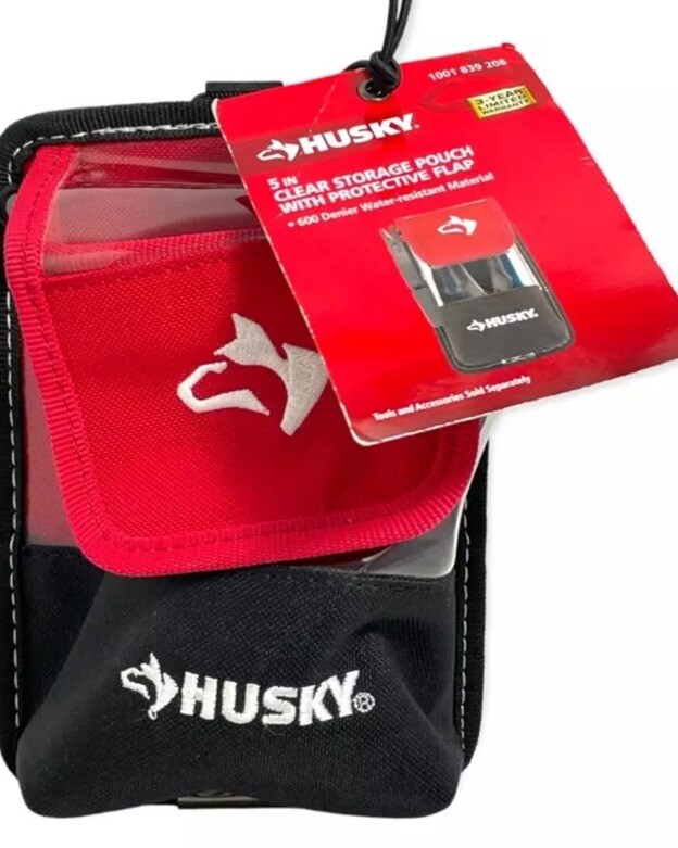 Husky Small Tool Belt Pouch Husky Quick Release Work Tool Belt