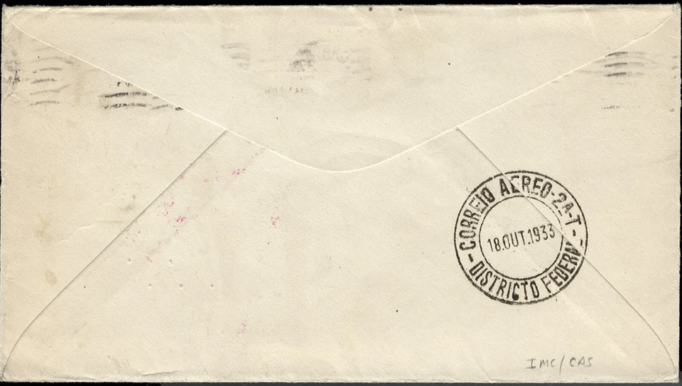 SAVOYSTAMPS-USA-1933 GRAF ZEPPELIN FRIEDRICHSHAFEN-CHICAGO-CENTURY OF PROGRESS - Image 2 of 2