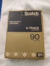 Vintage Untested Scotch 90 Minutes 8-Track Head Cleaner. 