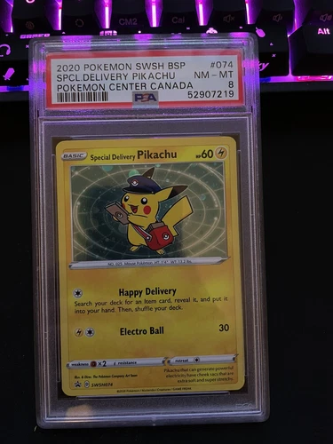 Pokémon Pikachu Special Delivery Psa 8 Near Mint
