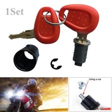 Kit de paquete de equipaje de caja única universal para motocicleta 2 llaves reemplazo cerradura