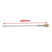 10PCS Metal Wire Brushes Brass Horsehair Polishing 100mm Drill Wheel Tool