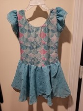 Arshiner Girls Ruffle Sleeve Ballet Dress Tutu Skirted Leotard