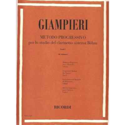 Giampieri Progressive Methode für Klarinette Teil 1 ER 1521 Erinnerungen