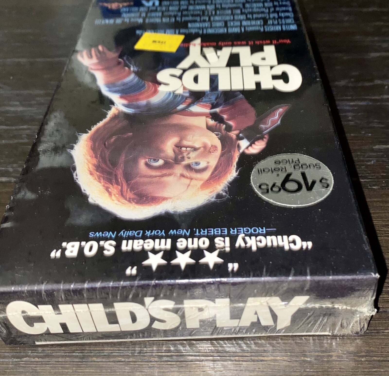 CHILD’S PLAY VHS FACTORY SEALED 1988 1st Ed GRADE IT Horror Chucky MGM