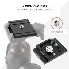 Replacement 200PL-PRO Plate Board Part for Manfrotto MH494/ MH496/ Arca Gimbal
