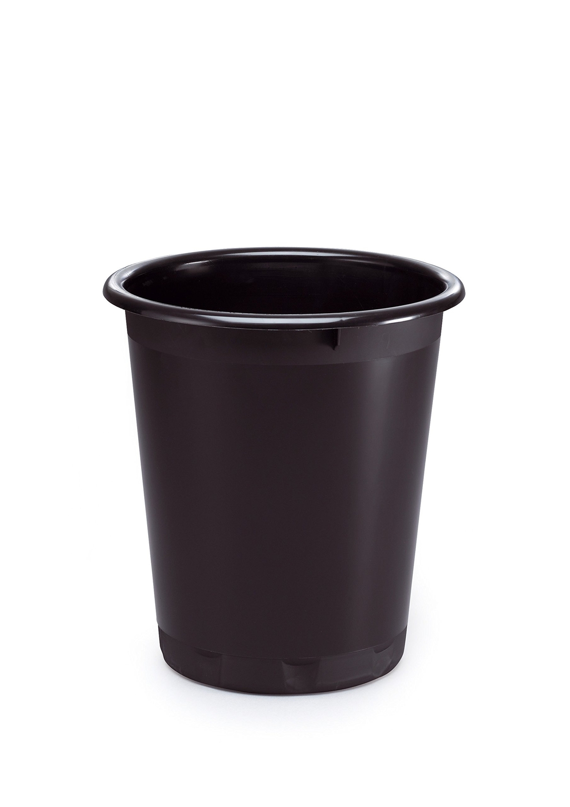 Durable Basic Small Waste Paper Bin - Bedroom & Office Waste Baskets - 13 Litre