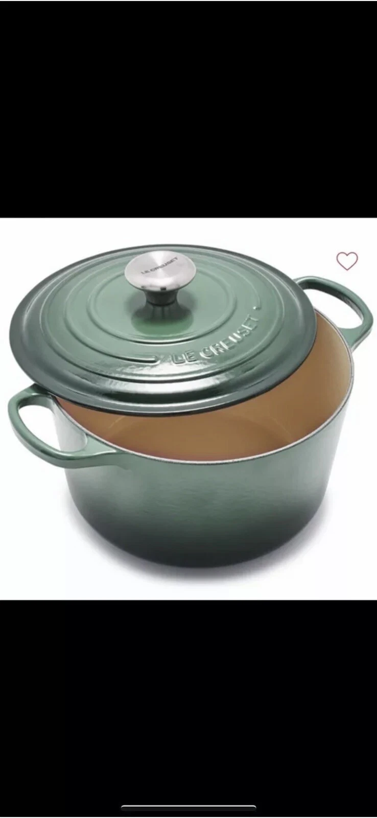 ~Le Creuset *NEW* 7.25Qt Round Dutch Oven - Enameled Cast Iron -*Artichoke….