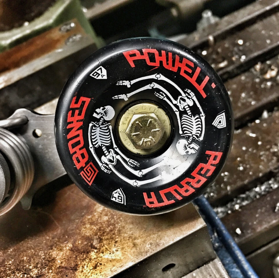 Tensor de cadena para motocicleta MONSTERCRAFTSMAN soldado Powell Chopper Bobber Café Foto 3 de 4