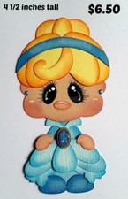 DISNEY CINDERELLA 3D die cut paper piecing for scrapbook pages by Rhonda